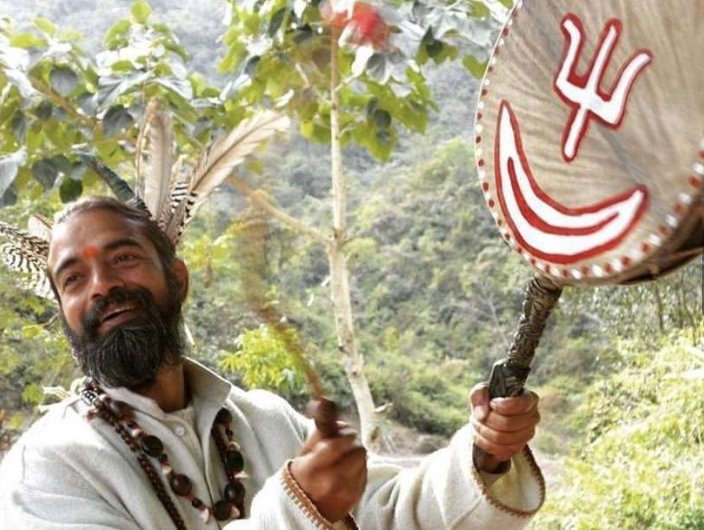 Vedic mantra chanting session at Maunvan Rishikesh